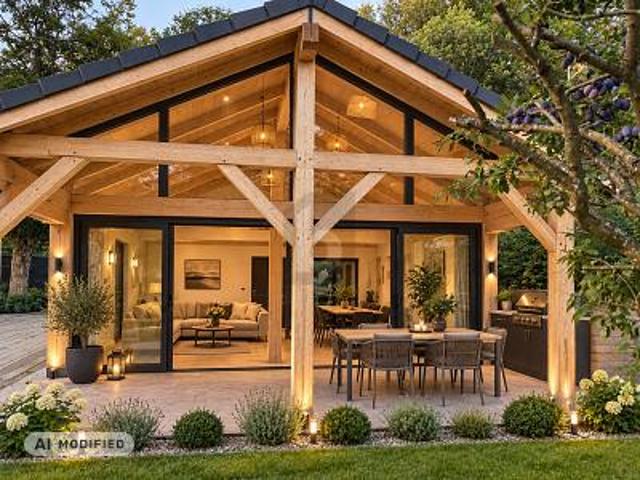 EXKLUSIVES HOLZ CHALET MIT GARTEN UND TERRASSE