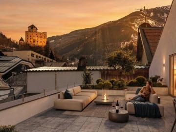Exklusives Penthouse mit Galerie und Dachterrasse | TOP 17 19, 4 Zimmer DG Wohnung im Jöchlerhaus in der Landecker Innenstadt