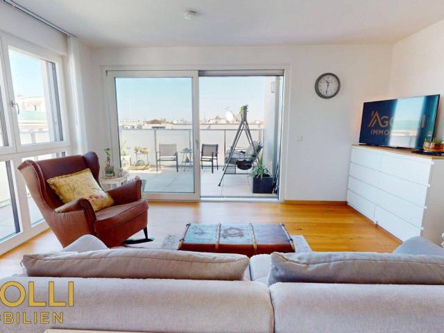 Exklusives Penthouse mit Skylineblick auf die Donaustadt