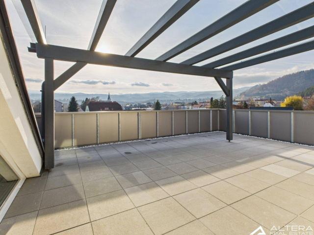 Exklusives Penthouse mit Stubalmblick in Köflach! Eigener Liftzugang Doppelgarage Erstbezug!