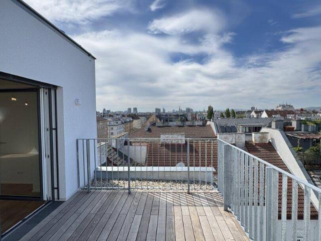 Exklusives Penthouse mit Terrasse in Toplage – moderner Erstbezug nahe Augarten!