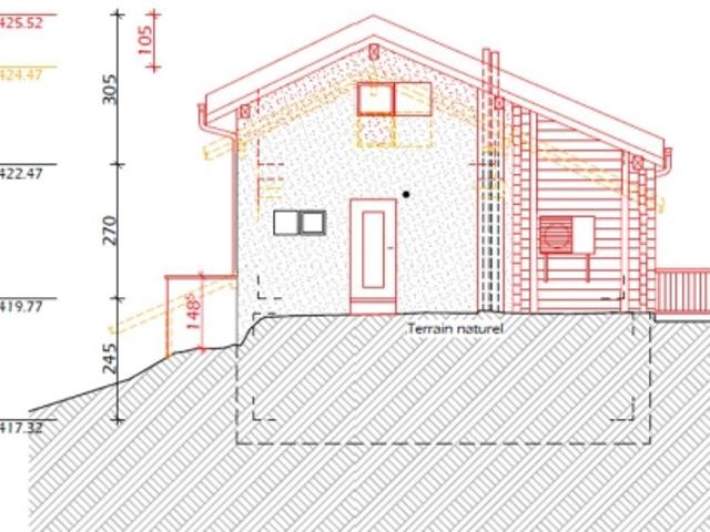 Exklusives Projekt für die komplette Renovierung eines Chalets 15 Gehminuten vom Zentrum von Crans entfernt