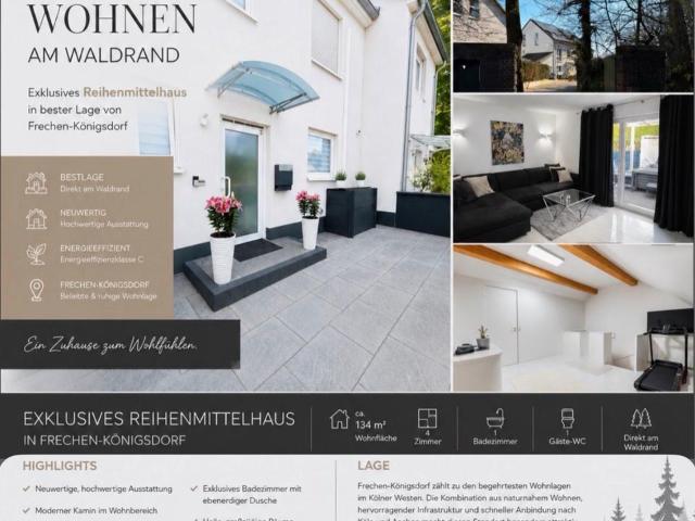 Exklusives Reihenhaus in Frechen Königsdorf