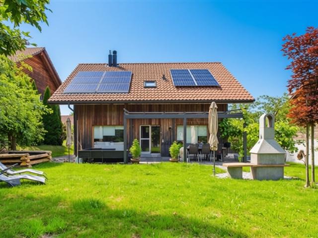Exklusives und modernes Einfamilienhaus mit viel Komfort und unverbaubarer Aussicht