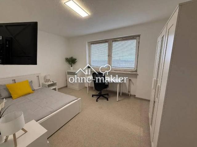 Exklusives WG Zimmer mit Doppelbett und schöner Aussicht