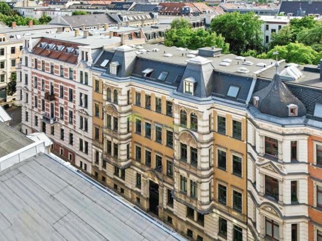 Exklusives Wohnen am Rosental: Charmante 3 Zimmer DG Wohnung in Bestlage Leipzigs