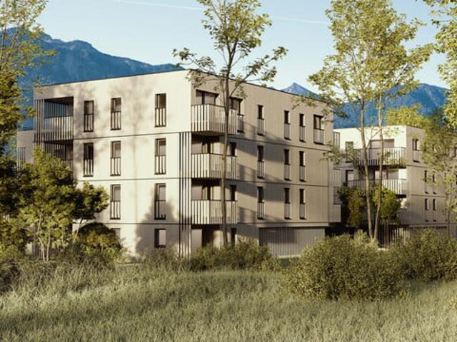 Exklusives Wohnen am Schwarzbach: NEUBAU 2027 / 2028 3 Zimmer Wohnung in Bludesch