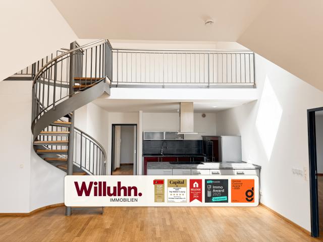 Exklusives Wohnen EBK | Dachterrasse | Bad en Suite Maisonette Wohnung im Lipsia Haus