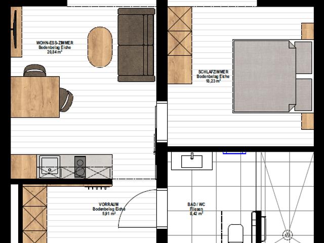 Helle und großzügige PARK Residenz Wohnung ab 55 mit umfassenden Serviceangebot Typ E