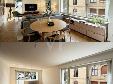 Exklusives Wohnen in der Oststadt: Kernsanierte Etagenwohnung mit Balkon, Aufzug und Tiefgarage