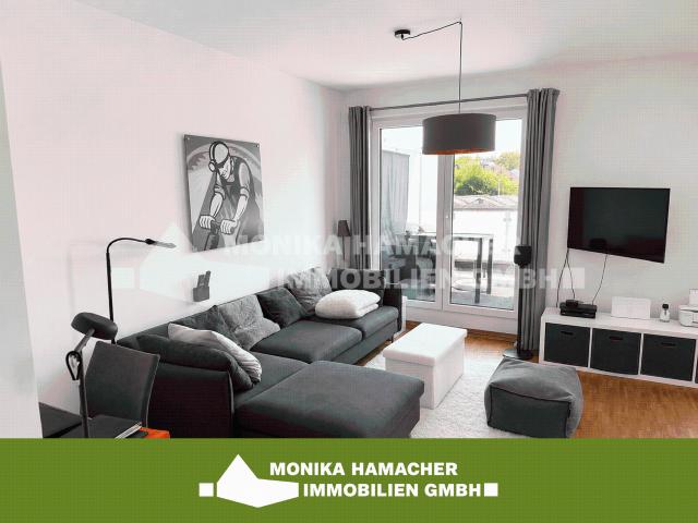 Exklusives Wohngefühl auf zwei Zimmern – Moderne Wohnung mit großem Balkon