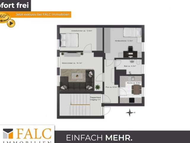Wohnen statt renovieren: Modernes Zuhause in Apolda – ca. 64 m², 3 Zimmer und Garage inklusive