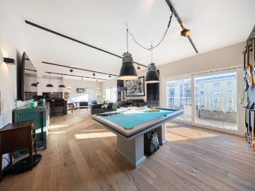Exklusives 4,5 Zimmer Penthouse über den Dächern Schwabings – moderne Ausstattung, zwei Einzelgaragen, drei traumhafte Dachterrassen & private Sauna