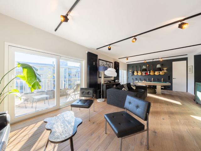 Exklusives 4,5 Zimmer Penthouse über den Dächern Schwabings – moderne Ausstattung, zwei Einzelgaragen, drei traumhafte Dachterrassen & private Sauna