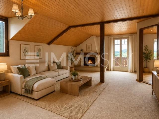 Exklusivität ImmoSky Chalet 2 Wohnungen in La Sarraz