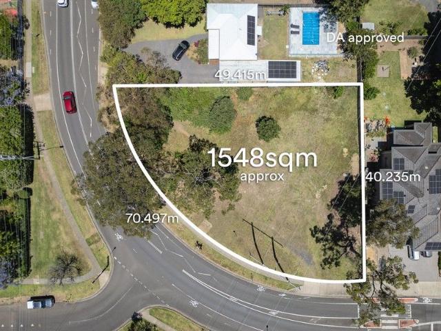 Expansive land offering with DA in prime location