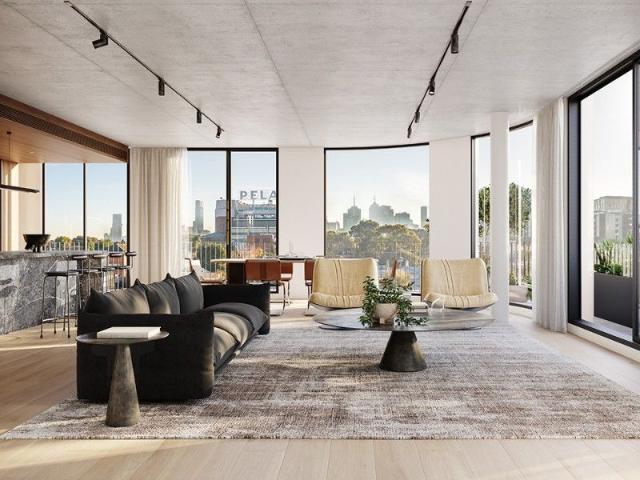 Expansive park aspect living
