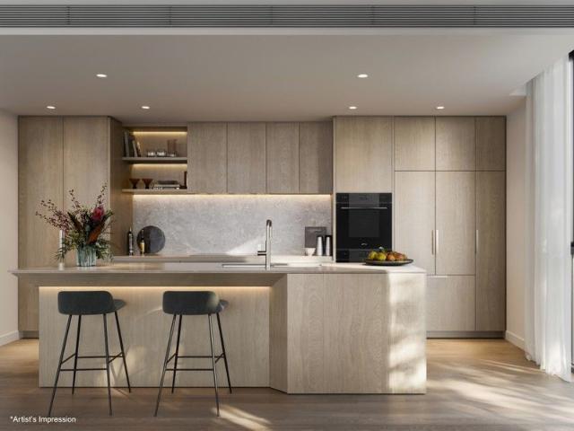 Expansive Three Bedroom Apartment with Study