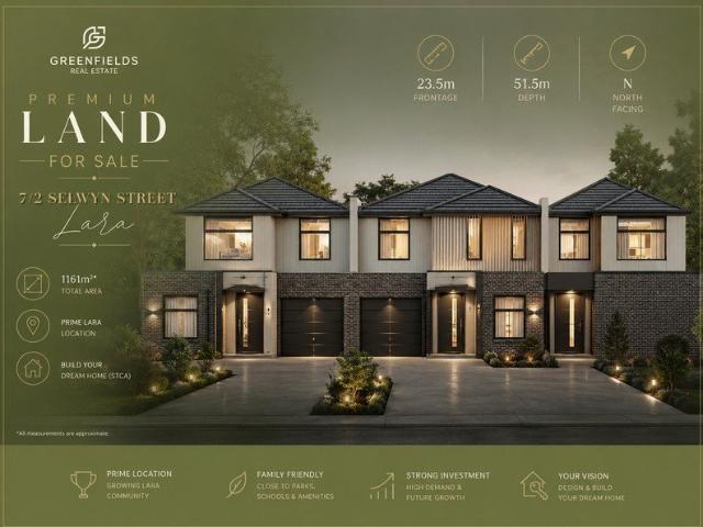 Expression of Interest | Approved 3 Townhouse Development Opportunity on 1,161sqm in Prime Lara Location!