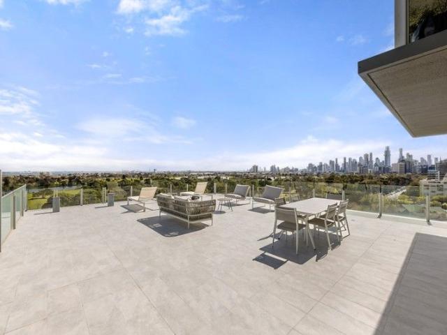 Magnificent outdoor spaces promise lake, bay, and city skyline views