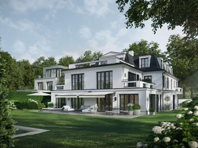 EXQUISITE 5 ZI. NEUBAU WOHNUNG MIT CA. 225 qm SÜD WEST GARTEN & POOL IM BESTEN HERZOGPARK