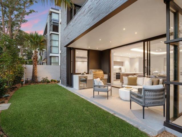 Exquisite brand new garden apartment of signature luxury