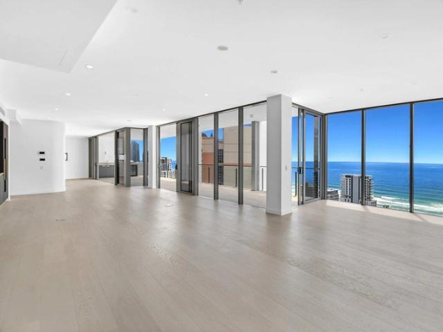 Exquisite Full Floor Residence with Uninterrupted Ocean, City & Hinterland Views