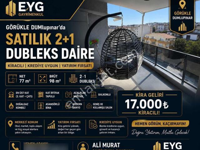 Eyg`den Satılık Dubleks 100 M2 Merkez Konum Yatırım Fırsatı