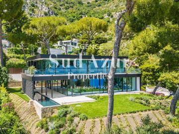 Èze – Exceptionnelle villa contemporaine neuve aux portes de. 353m² Eze