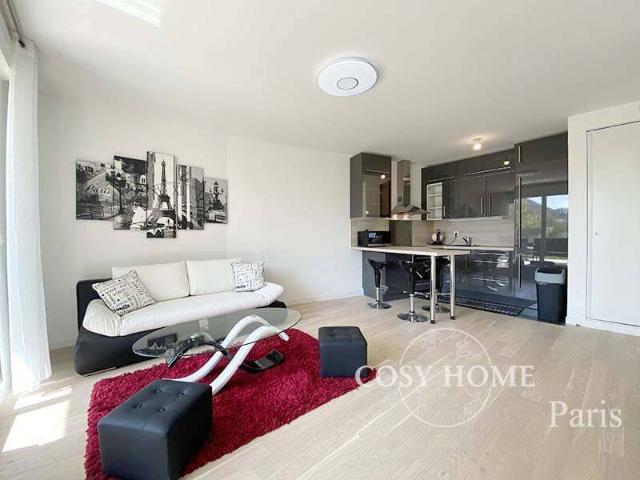 F2 Meublé, 1 chambre. Jardin de 45m² et Terrasse de 11m²