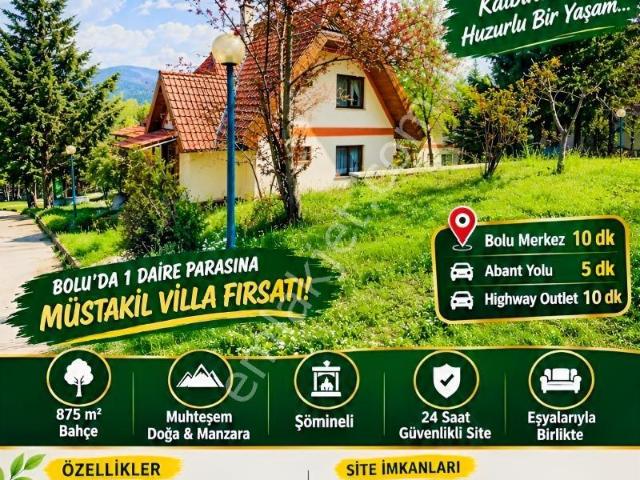Fırsat 3+1 Villa Boluya 10 Dk Avdan Köyünde 875m2 Site İçinde