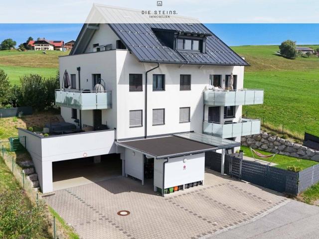 Familien Maisonette mit großem Privatgarten und Weitblick