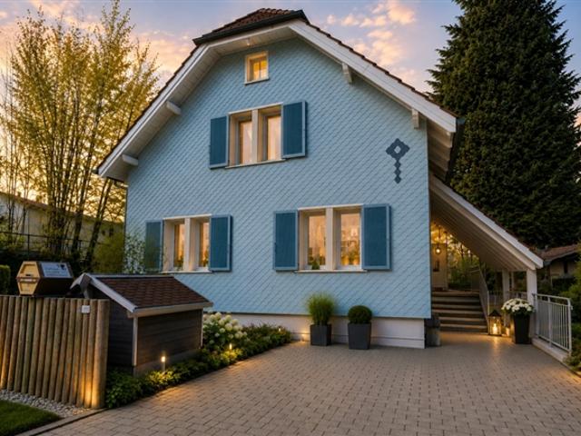 Familienfreundlich. Hell. Zentral 5.5 Zimmer Einfamilienhaus in Oberuzwil