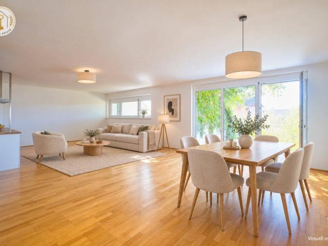 Familienfreundlich wohnen: 4 Zimmer, große Südwestterrasse und Garten
