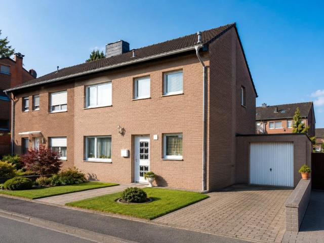 Familienfreundliche Doppelhaushälfte mit Garage und Garten