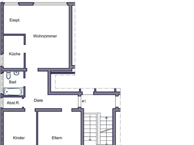 Familienfreundliche 3 Zimmer Wohnung