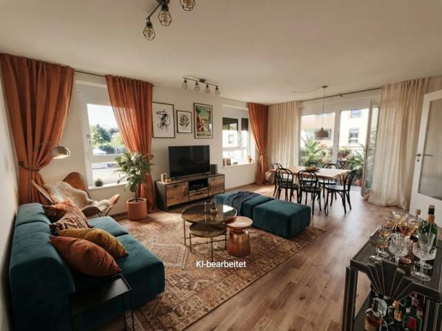 Familienfreundliche 3 Zimmer Wohnung mit Balkon & Loggia – großzügig und modern Erstbezug
