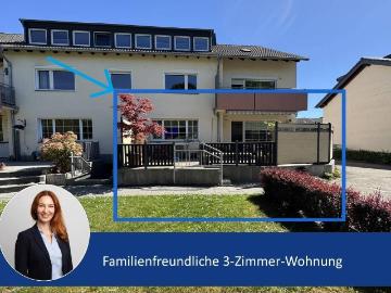 Familienfreundliche 3 Zimmer Wohnung mit Sonnenterrasse
