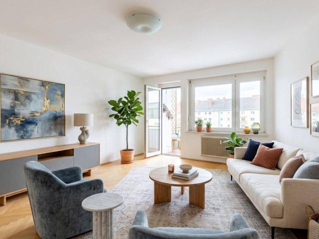 Familienfreundliche 4 Zimmer Stadtwohnung in Klagenfurt – ca. 106 m², Lift, Balkon & Keller