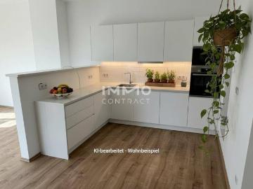 Familienfreundliche 4 Zimmer Wohnung mit Schwimmteich in ruhiger Grünlage förderbar