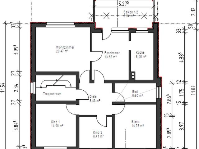 RESERVIERT Familienfreundliche 5‑ZKB mit hochwertiger EBK, Bad mit Dusche und Badewanne & Glasfaser