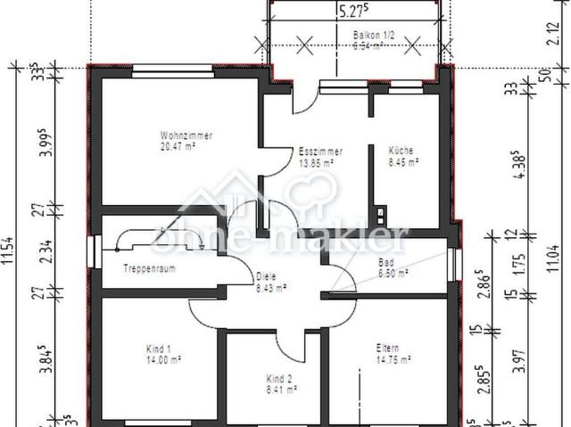 Familienfreundliche 5‑ZKB mit hochwertiger EBK, Bad mit Dusche und Badewanne & Glasfaseranschluss