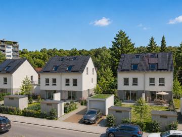 Familienglück! Doppelhaushälfte in Kronberg Oberhöchstadt– Energieeffizienter Neubau