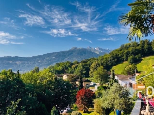 Familienhaus 6,5 P 1.010 m² Land und atemberaubende Aussicht – Monthey