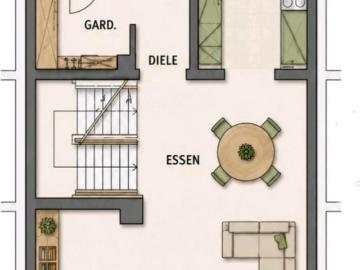 Familienhaus mit Südwestgarten & Garage