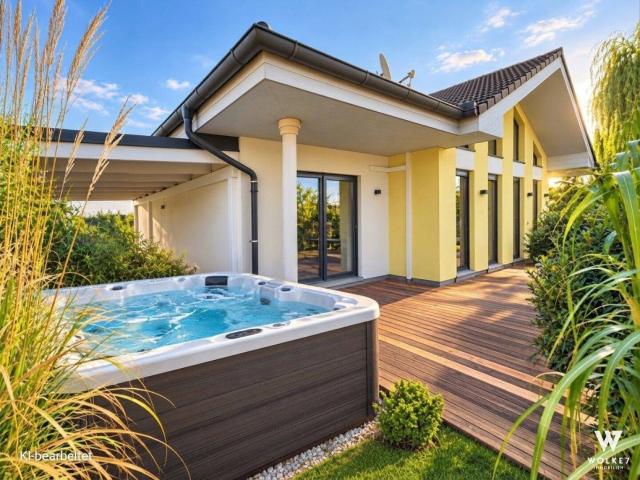 Familienparadies vor Wien – Haus mit Garten, Whirlpool, Klimaanlage & großem Keller