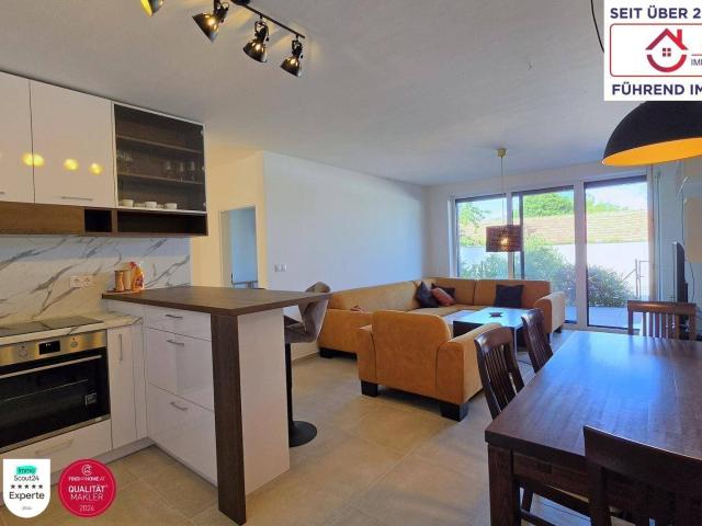 ‍ ‍ Familientraum mit Garten: moderne 4 Zimmer Wohnung in Marchegg