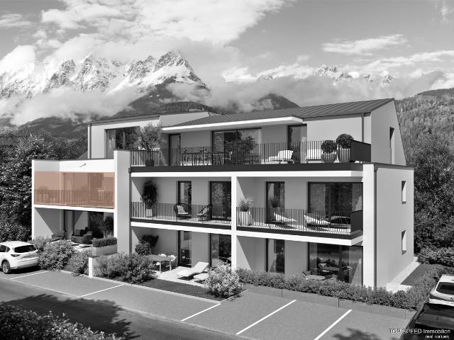 Familientraum: Moderne 4 Zimmer Wohnung mit Balkon und Garten in Bischofshofen