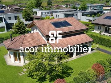 Familienvilla mit 5,5 Zimmern und Garten und großem Keller
