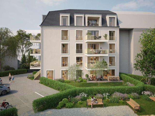 Familienwohnung an den Hufewiesen: 4 Zimmer mit Balkon in Alttrachau